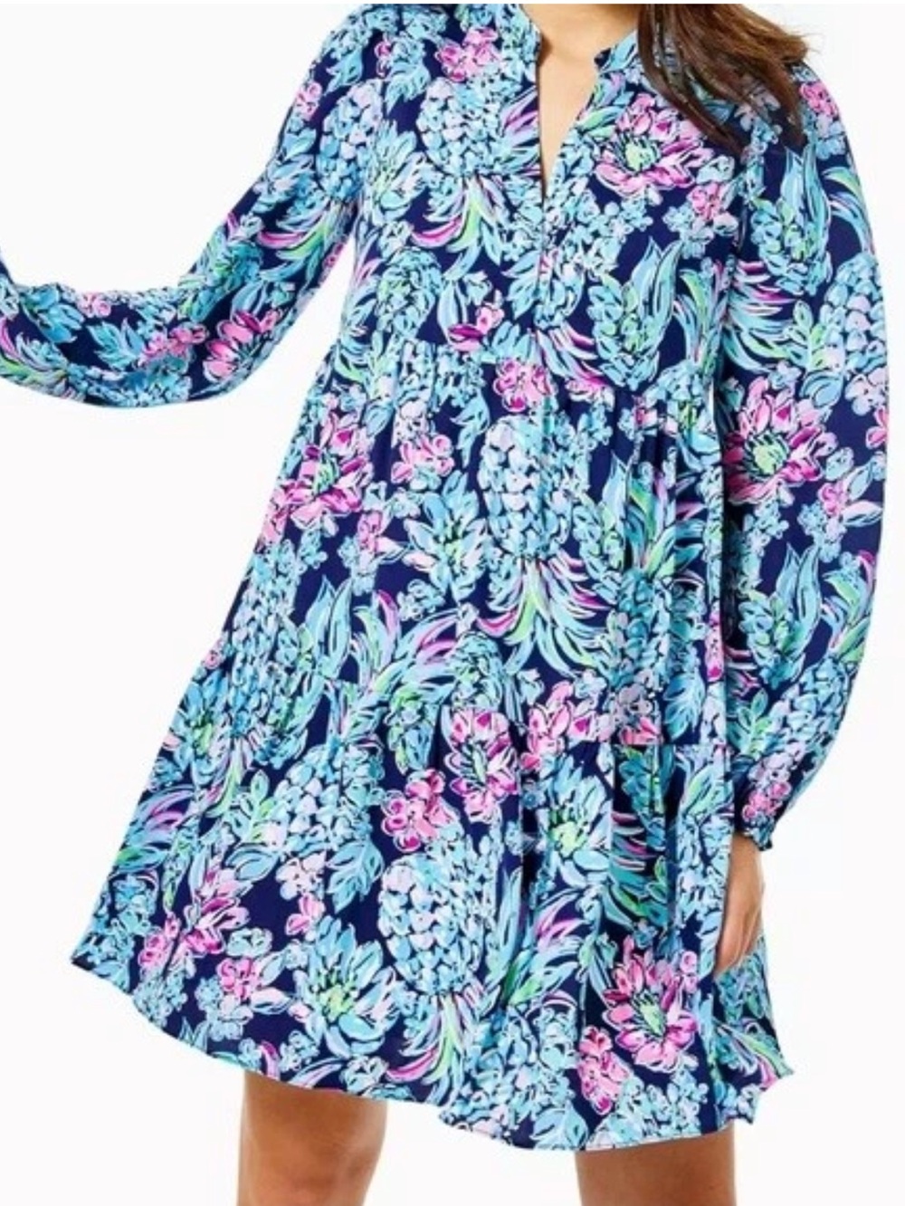 Lilly Pulitzer Winona Pineapple Paradise Swing Dress Size Medium